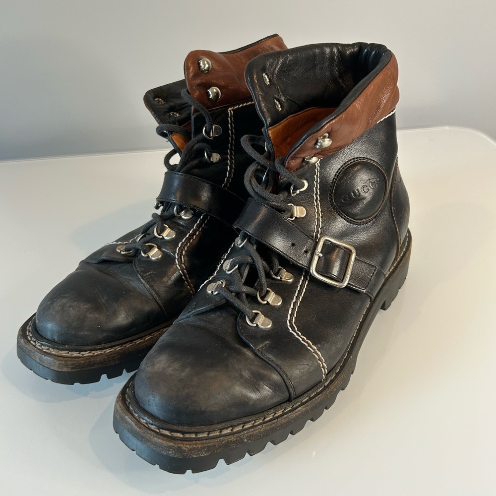 Vintage Gucci Women’s Combat Boots